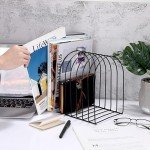 Metal Wire Vinyl Record Display Stand - 9 Slots