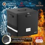 Vinyl Record Storage Box - Lockable & Waterproof