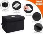 Stackable 7-inch Vinyl Record Storage Box - Black