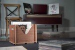 Stylish Vinyl Record Holder for 35-50 Albums