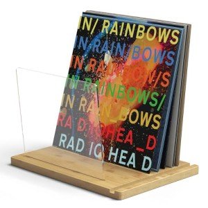 Vinyl Record Storage Display Stand and Organizer