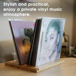 Vinyl Record Storage Display Stand and Organizer