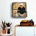 Arriart Wall Mount Vinyl Record Holder - White