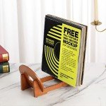 Vinyl Record Storage Stand - Holds 50 Albums