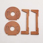 Vinyl Record Storage Stand - Holds 50 Albums