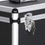 Portable Lockable Aluminum Vinyl Record Storage Case