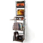 Vinyl Record Storage Stand with 5 Tiers