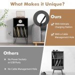 Vinyl Record Player Stand & Storage Cabinet