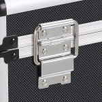 Portable Lockable Aluminum Vinyl Record Storage Case