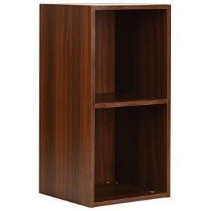 Walnut Effect Vinyl Record Storage Box - Sizes Available