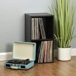 Hartleys Black Vinyl Record Storage Organizer