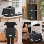 Vinyl Record Storage Box - Lockable & Waterproof