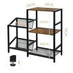 Vinyl Record Player Stand with 200 Album Storage