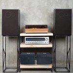 Stackable 7-inch Vinyl Record Storage Box - Black