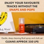 Vinyl Record Cleaning Set with Microfiber Cloth