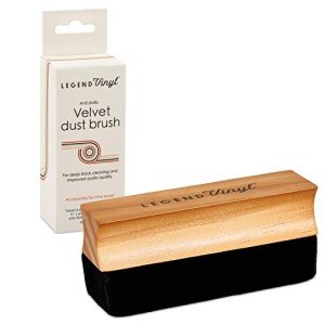 Vinyl Velvet Anti-Static Cleaning Brush with Handle