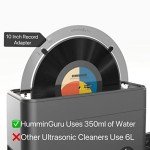 HumminGuru Ultrasonic Vinyl Record Cleaner Kit
