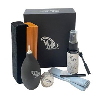 Vinyl Record Cleaning Kit - 7-Piece Set