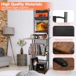 Vinyl Record Storage Stand with 5 Tiers