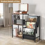 Bikoney Vinyl Record Player Stand with Storage