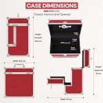 Retro Vinyl Record Storage Box for 40 LPs