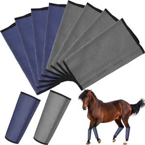 8 Pcs Breathable Fly Boots for Horses