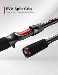 Piscifun Torrent 2-Piece Baitcasting Fishing Rod 7'MH-M