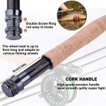 TOPFORT 4-Piece Fly Fishing Rod and Reel Kit