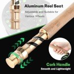 PLUSINNO 4-Piece Lightweight Fly Rod and Reel Combo