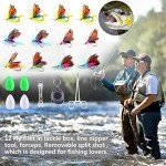TOPFORT 4-Piece Fly Fishing Rod and Reel Kit