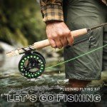 PLUSINNO 4-Piece Lightweight Fly Rod and Reel Combo