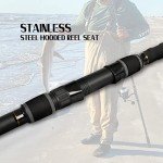 Fiblink 9' Portable Surf Fishing Rod, 2-Piece