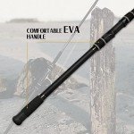 Fiblink 9' Portable Surf Fishing Rod, 2-Piece