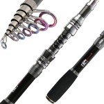 Sougayilang Telescopic Carbon Fiber Fishing Rod 5.91FT