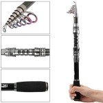 Sougayilang Telescopic Carbon Fiber Fishing Rod 5.91FT