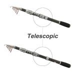 Sougayilang Telescopic Carbon Fiber Fishing Rod 5.91FT