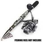 Sougayilang Telescopic Carbon Fiber Fishing Rod 5.91FT