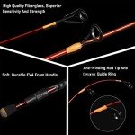 PLUSINNO Ultrlight Ice Fishing Rod and Reel Combo