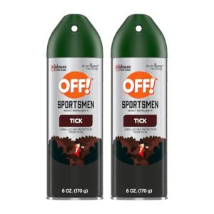 Off! Deep Woods Tick Repellent Spray, 2-Pack