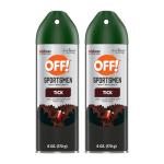 Off! Deep Woods Tick Repellent Spray, 2-Pack
