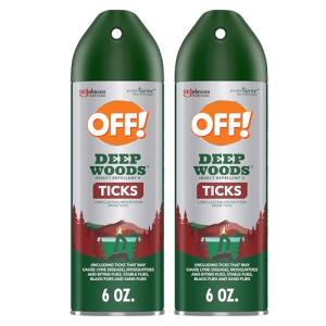 Off! Deep Woods Tick Repellent Spray, 2-Pack