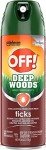 Off! Deep Woods Tick Repellent Spray, 2-Pack