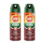 Off! Deep Woods Tick Repellent Spray, 2-Pack