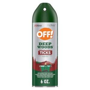 OFF! Deep Woods Tick & Bug Spray, 6 oz