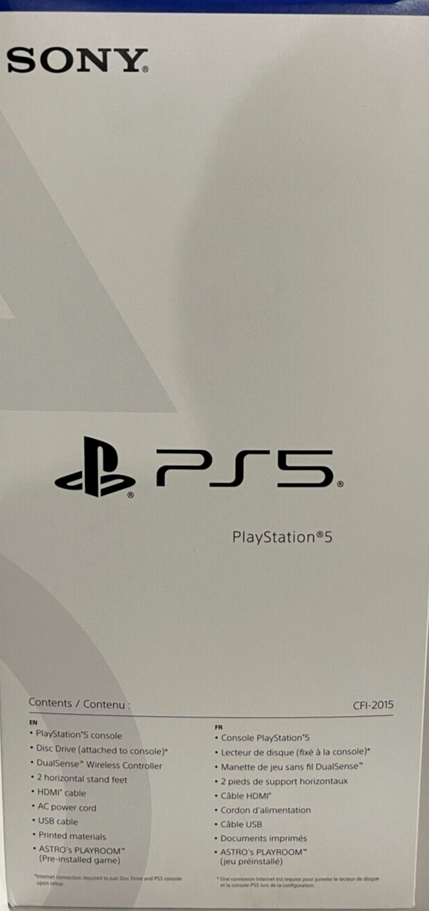 Sealed Sony PS5 Console - Ships Next Day