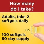 Nature Made 1200 mg Fish Oil Softgels, 100 Count