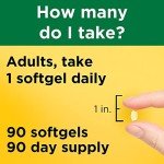 Nature Made Vitamin D3 2000 IU Softgels, 90 Count
