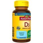Nature Made Vitamin D3 2000 IU Softgels, 90 Count