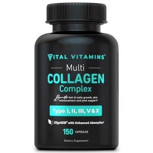 Multi Collagen Pills for Women & Men - 150 Capsules