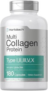 Horbäach Multi Collagen Protein Capsules, 2000 mg